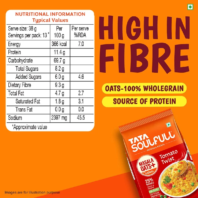 Tata Soulfull Masala Oats+ Tomato Twist, 500 g-4.webp